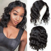Glueless Short Wavy Bob Wigs 100% Virgin Human Hair Lace Wigs - Alibonnie