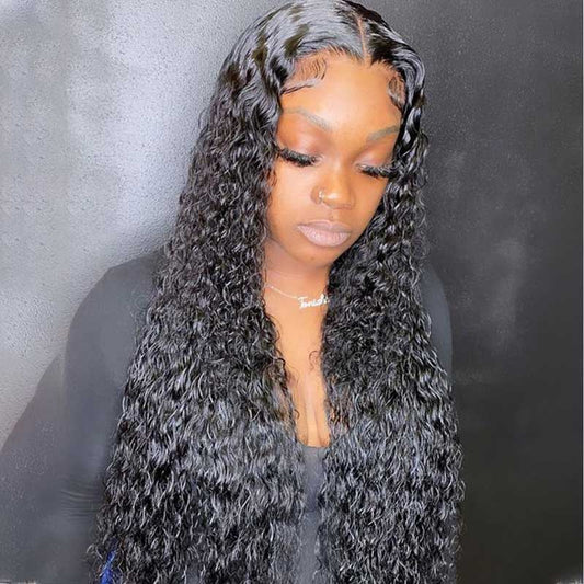 Premium HD Lace Water Wave 13x4 Lace Front Natural Hair Wigs |True Length - Alibonnie