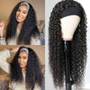 Water Wave Wigs Half Wig With Headband 100% Virgin Hair Long Headband Wig Fashion - Alibonnie
