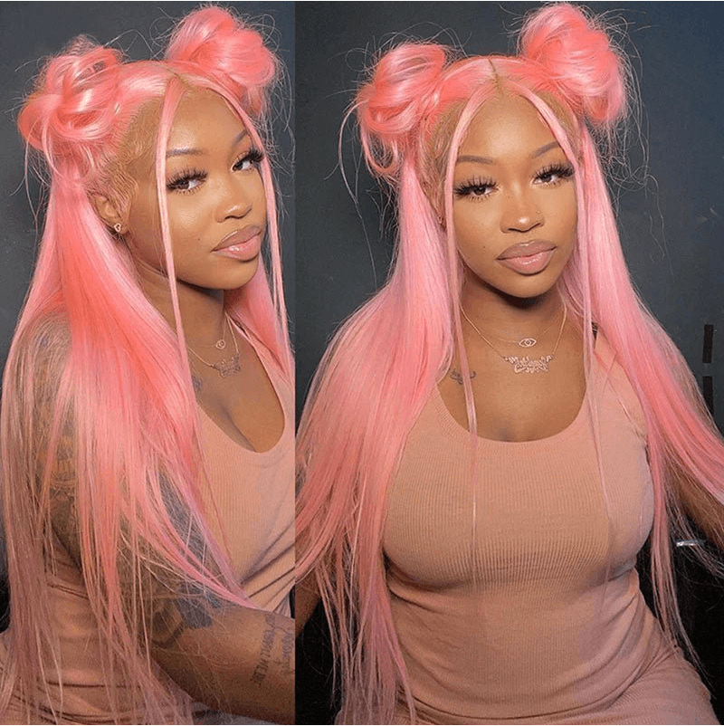 A Pink Lace Front Wig Will Make You More Charming - Alibonnie