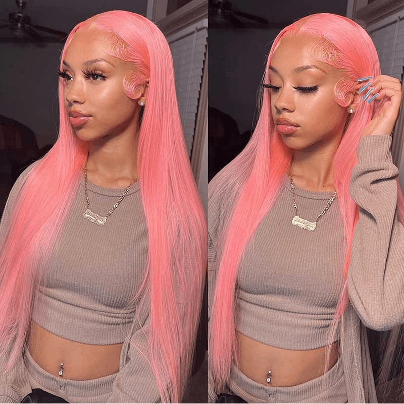 Light Up Your Look With Hot Pink Wig - Alibonnie