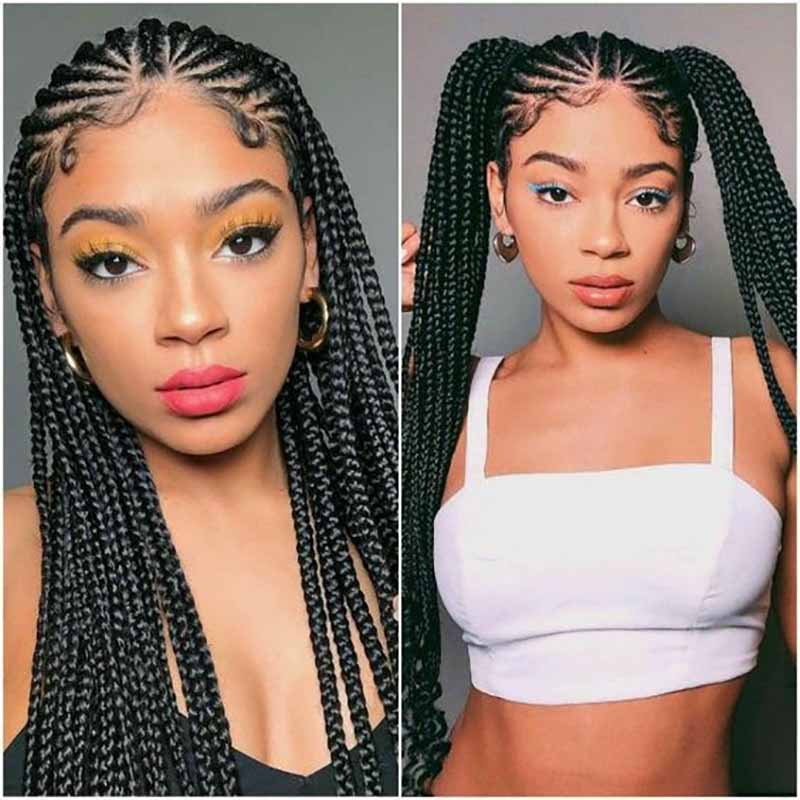 The Allure of Braided Lace Front Wigs with Human Hair - Alibonnie