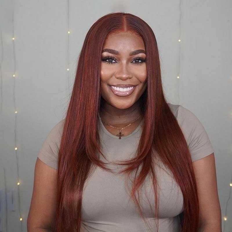 What Is A Reddish Brown Wig? - Alibonnie