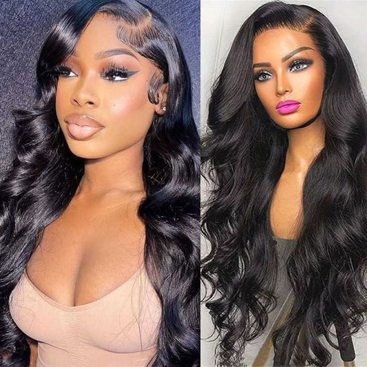 100% Glueless | Alibonnie Hair Glueless Lace Wigs Body Wave Human Hair Wig For Beginners