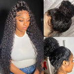 360 Transparent Lace Water Wave Wigs & Straight & Body Wave Wigs With Pre Plucked