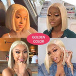 Alibonnie 613 color blonde hair short bob wigs human hair wigs