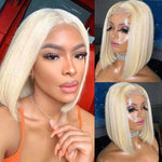 Alibonnie 613 color blonde hair short bob wigs human hair wigs