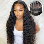Alibonnie Air Wig 13x4 Transparent Lace Front Wear & Go Deep Wave Glueless Lace Wigs