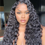 Alibonnie Deep Part Water Wave Lace Front Wigs 13x6 HD Lace Wigs 180% Density - Alibonnie