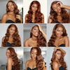 Alibonnie #4 Chocolate Brown Front Lace Wig Dark Brown 13x4 Body Wave Lace Front Wigs