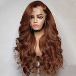 Alibonnie #4 Chocolate Brown Front Lace Wig Dark Brown 13x4 Body Wave Lace Front Wigs