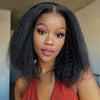 Alibonnie Kinky Straight 13x4 Bob Wigs 100% Human Hair Wigs Favorable Price - Alibonnie