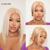 Alibonnie Layered Haircut 613 Blonde Lace Front Wigs 13x4 Transparent Lace Straight Wigs - Alibonnie