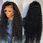Alibonnie Natural-Looking Deep Wave Human Hair Wig 13x6 HD Lace FrontaL Wigs With Baby Hair 180% Density