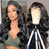 Alibonnie Pre-Plucked 13x6 HD Lace Frontal Wig Body Wave Human Hair Wigs Natural Color