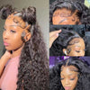 Alibonnie Transparent Lace 15A Grade Double Drawn Lace Front Wigs Jerry Curly Human Hair 13x4 Wigs