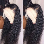 Long Wig Human Hair Lace Front Wigs Water Wave Wigs 13x4 4x4 13x6 - Alibonnie