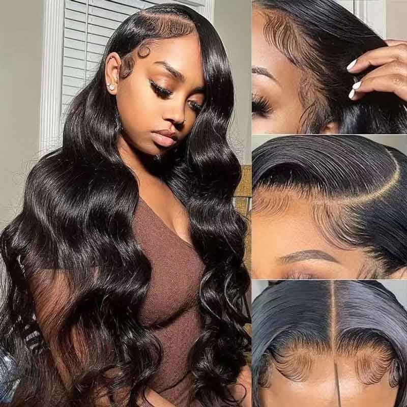 Premium HD Lace Body Wave 13x4 Lace Front Human Hair Wigs | True Length - Alibonnie