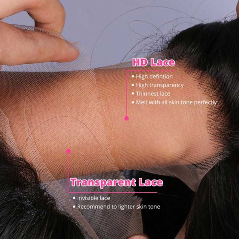 Skin Melted HD Lace Wig Deep Wave 13x4 Full Frontal Vrigin Human Hair Wig - Alibonnie
