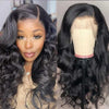 13x4 Full Frontal Lace Wigs Pre Plucked Body Wave Human Hair Wigs With Baby Hair - Alibonnie