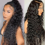 13x4 Human Hair Lace Front Wigs For Women Unprocessed Virgin Water Wave Human Wigs - Alibonnie
