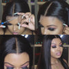 13x4 Lace Front Wigs Brazilian Straight Human Hair Wigs Pre Plucked With Baby Hair - Alibonnie