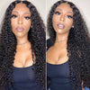 13x6 Frontal Lace Wigs Transparent Lace Jerry Curly Wigs Blend Well With Natural Hair - Alibonnie