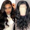 13x6 Lace Frontal Body Wave Wigs Brazilian Human Hair Wigs 6 Inch Deep Part - Alibonnie