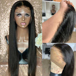 13X6 Lace Frontal Straight Human Hair Wigs Pre Plucked With Baby Hair - Alibonnie