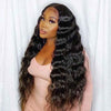 13X6 Loose Deep Wave Transparent Lace Front Wig Soft Virgin Human Hair Wigs - Alibonnie