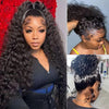 18 Inch Deep Wave 360 Lace Wigs Human Hair With Baby Hair 150% Density - Alibonnie