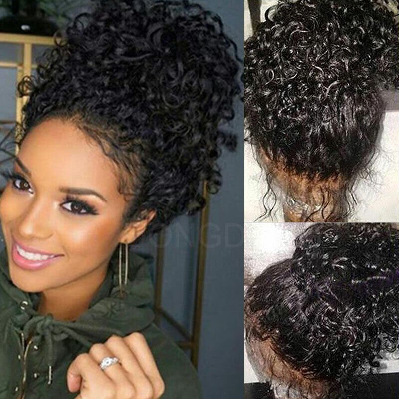 18 Inch Deep Wave 360 Lace Wigs Human Hair With Baby Hair 150% Density - Alibonnie