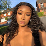 18 Inch Deep Wave 360 Lace Wigs Human Hair With Baby Hair 150% Density - Alibonnie