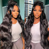 360 Transparent Lace Water Wave Wigs & Straight & Body Wave Wigs With Pre Plucked - Alibonnie