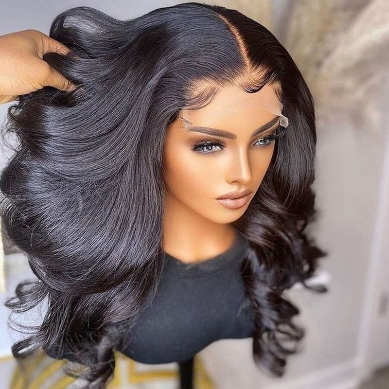 5x5 Lace Closure Wigs Body Wave With Baby Hair - Alibonnie