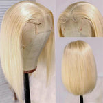 613 Color Blonde Hair Short Bob Wigs Human Hair Wigs - Alibonnie