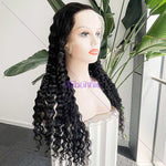 Alibonnie 13x4 Transparent Lace Double Drawn 15A Grade Deep Wave Lace Front Wigs Affordable Price - Alibonnie