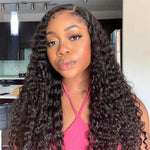 Alibonnie 13x4 Transparent Lace Double Drawn 15A Grade Deep Wave Lace Front Wigs Affordable Price - Alibonnie