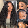 Alibonnie 13x4 Transparent Lace Double Drawn 15A Grade Deep Wave Lace Front Wigs Affordable Price - Alibonnie