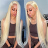 Alibonnie 13x6 Blonde Lace Frontal Wigs Straight 613 Transparent Lace Wigs With Super Natural Hairline - Alibonnie