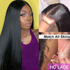 Alibonnie 14-36 Inch HD Lace Wigs Straight Human Hair Wig Pre Plucked With Baby Hair - Alibonnie