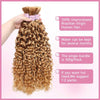 Alibonnie #27 Honey Blonde Bulk Human Braiding Hair Water Wave One Bundle - Alibonnie