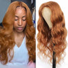 Alibonnie #30 Brown Color Transparent Full Lace Wigs Luxurious Body Wave Human Hair Wigs Online 180% Denisty - Alibonnie