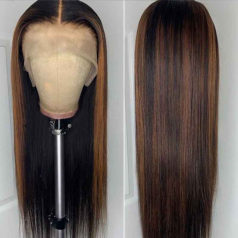 Alibonnie 360 Lace 1B/30 Highlight Straight Wigs Pre Plucked Women Wigs For Sale - Alibonnie