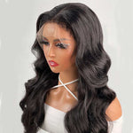 Alibonnie 4C Edges 360 Lace Wigs Realistic Hairline Body Wave Wigs With Kinky Baby Hair Edges - Alibonnie