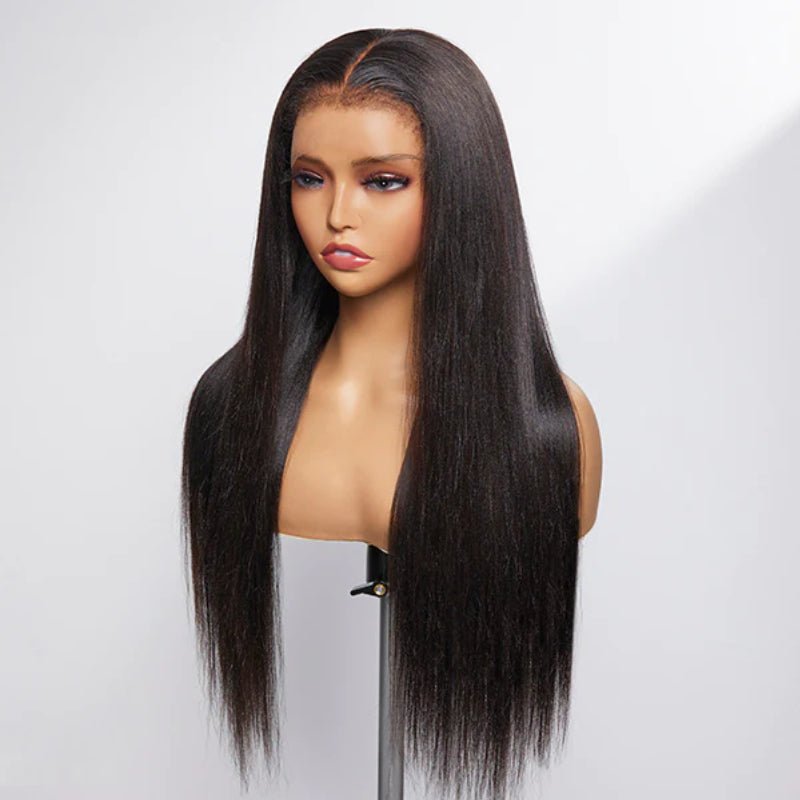 Alibonnie 4C Edges Wig Straight 13×4 HD Lace Front Wig With 4C Hairline 180% Density - Alibonnie