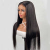 Alibonnie 4C Kinky Edges 360 Lace Straight Wigs Transparent Lace Human Hair Wigs - Alibonnie