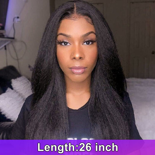 Alibonnie 4x6 Transparent Lace Glueless Kinky Straight Wigs Wear Go Pre-Cut Lace Wigs - Alibonnie