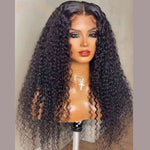 Alibonnie 4x6 Transparent Lace Gluless Pre-Cut Kinky Curly Wear Go Lace Closure Wig - Alibonnie