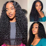 Alibonnie 4x6 Transparent Lace Gluless Pre-Cut Kinky Curly Wear Go Lace Closure Wig - Alibonnie